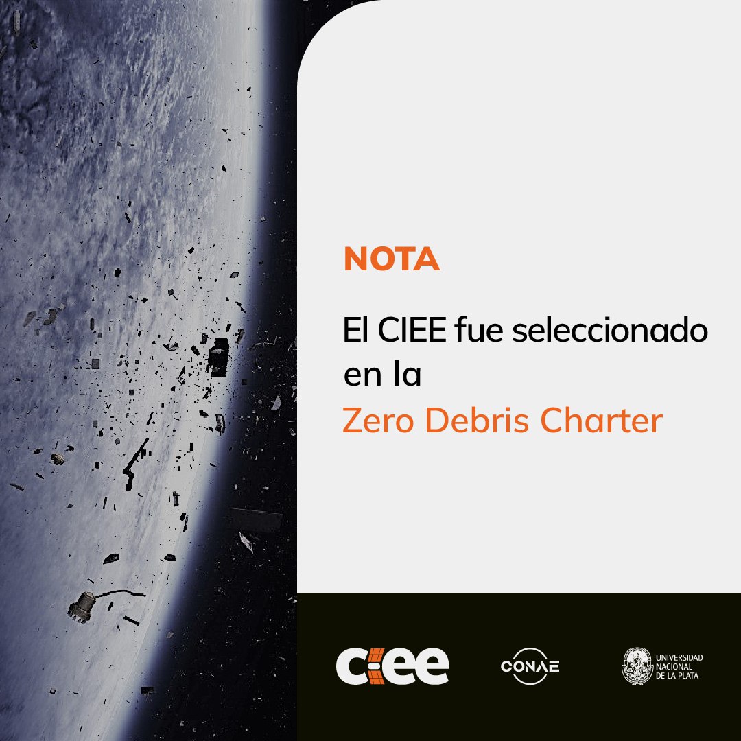 Lee más sobre el artículo El CIEE fue aceptado en la Zero Debris Charter de la ESA